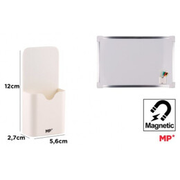 Θήκη μαρκαδόρων μαγνητική για ασπροπίνακα μαγνητικό 12χ2,7χ5,6εκ MP PA945B