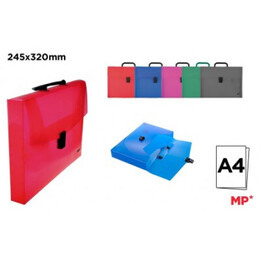 Τσάντα Πλαστική MP 25x32χ4cm Κόκκινο PC452R