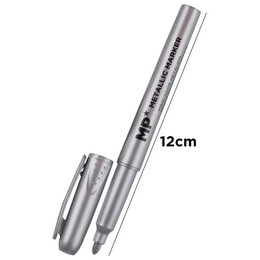 Μαρκαδόρος ανεξίτηλος 2.00mm ασημί MP PE180P-S
