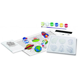 4M Toys - Μαγνητάκια/Καρφίτσες - Κατασκευή Φωσφορούχο Διάστημα 3546 4M0390