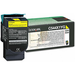 Toner Lexmark C544X1YG Yellow 4000Pgs (C544X1YG)