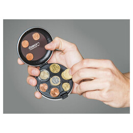 Ogon Designs Euro Coin Dispenser Ανδρικό Πορτοφόλι Κερμάτων Λευκό