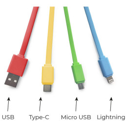 Multiple Charging Cable Legami - Rainbow UCC0006