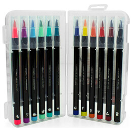 Μαρκαδόροι Legami Brush Markers 12τμχ BUMA0001