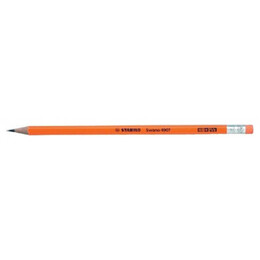 Μολύβι Stabilo μέ γόμα NEON ORANGE 4907/54