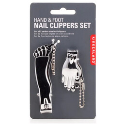 Νυχοκόπτης Kikkerland -  Hand and Foot Nail Clipper Combo 2τμχ MN11C
