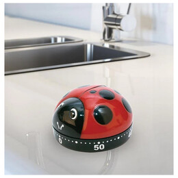 Kitchen Timer Kikkerland Ladybugs Red KT21-A