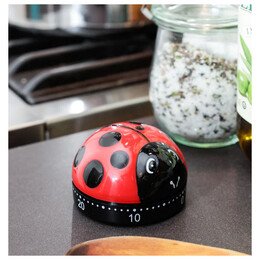 Kitchen Timer Kikkerland Ladybugs Red KT21-A