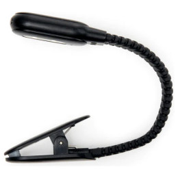 Φωτάκι Βιβλίου Kikkerland - Rechargeable Clip Book Light Black BL13-BK-EU