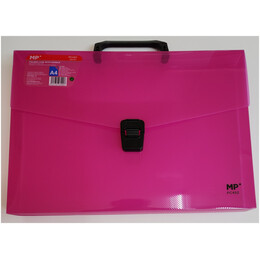 Τσάντα Πλαστική MP 25x32χ4cm Ρόζ PC452PI
