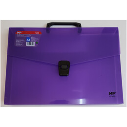 Τσάντα Πλαστική MP 25x32χ4cm Μώβ PC452VIOL