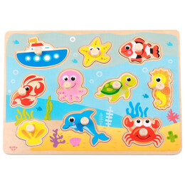 Παζλ Σφηνώματα Tooky Toy Θάλασσα TY856