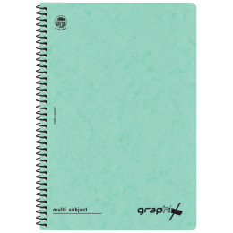 Τετράδιο Σπιράλ 2 Θεμάτων Graphix Β5 Βεραμάν 4552-18