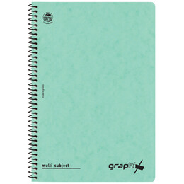 Τετράδιο Σπιράλ 2 Θεμάτων Graphix Α4 Βεραμάν 4542-18