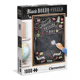 As Clementoni Writable Black Board Puzzle - Think out of the box (1000pcs) (1260-39468)