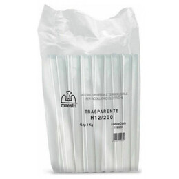 Κόλλα Ράβδοι Σιλικόνης Διαφανείς Roma Maestri 12mm/200mm 1kg 1195234 50τμχ