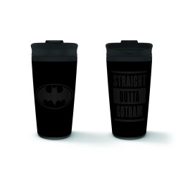 Pyramid Batman - Straight Outta Gotham Metal Travel mug (Mtm25343)