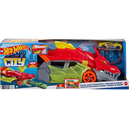Mattel hot Wheels City - Dragon Launch Transporter (Gtk42)