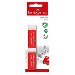 Γόμα Faber Castel Pvc Free λευκή σετ 2 τεμ 189524