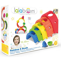 As Lalaboom: Montessori Education - Rainbow  Beads (1000-86153)