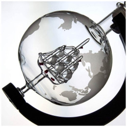 Σετ Καράφα Υδρόγειος Σφαίρα Mikamax Globe Decanter Set 04520