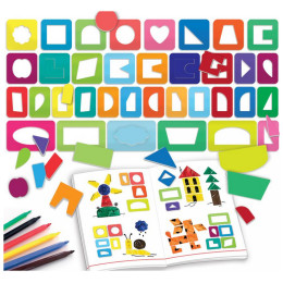 Εκπαιδευτικό Παιχνίδι Στένσιλ Μοντεσσόρι EL52293