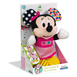 As Disney Baby Clementoni Minnie First Activities Plush toy With Teething Ring (1000-17164)