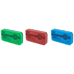 Σφουγγάρι λευκού πίνακα χρωματιστό 10,5χ5εκ 16883