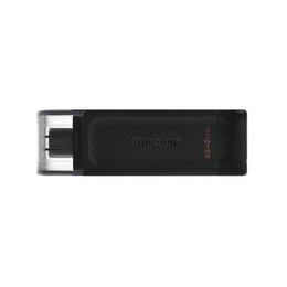 Kingston Technology Datatraveler 70 usb Flash Drive 64 gb usb Type-c 3.2 gen 1 (3.1 gen 1) Black