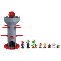 Επιτραπέζιο Παιχνίδι Epoch Toys Super Mario Blow Up! Shaky Tower - Πύργος Ισορροπίας Και Εκτόξευσης 7356