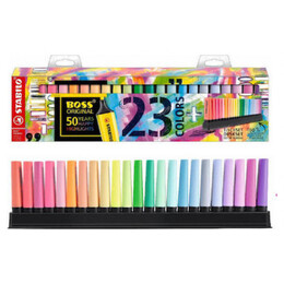 Μαρκαδόροι Υπογράμμισης Stabilo Boss Deskset 23 Χρωμάτων
