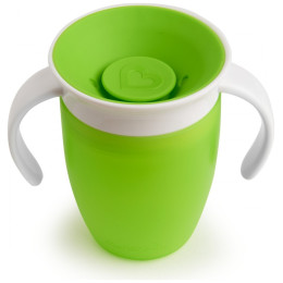Εκπαιδευτικό κύπελλο Miracle 360 Trainer Cup Munchkin 207ml 6m+ Πράσινο 12443