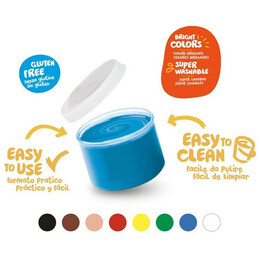 Carioca Baby 2+ Σετ Δακτυλομπογιές 50ml 8τμχ 43174