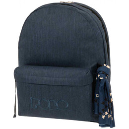 Τσάντα Πλάτης Polo Double Scarf Μπλε 9-01-235-5101 2023