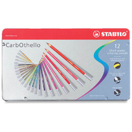 Stabilo Carbothello Σετ 12 Μολύβια Κάρβουνου Μέτρια 1412-6