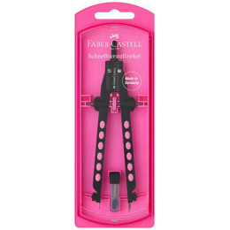 Faber-Castell Διαβήτης Factory Neon Ροζ σε Κουτί 174342