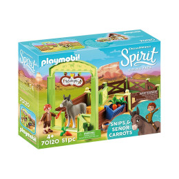 Playmobil® Spirit - Snips and Señor Carrots With Horse Stall (70120)