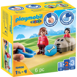 Playmobil® 1.2.3 - dog Train car (70406)