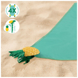 Πιαστράκια για Πετσέτα Παραλίας Legami Beach Towel Anchor Stakes 4τμχ Pineapple BCLIP0001