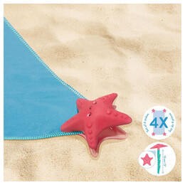 Πιαστράκια για Πετσέτα Παραλίας Legami Beach Towel Anchor Stakes 4τμχ Starfish BCLIP0002
