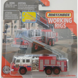 Mattel Matchbox Real Working Rigs - Pierce Quantum Aerial Ladder Truck (Hlm97)