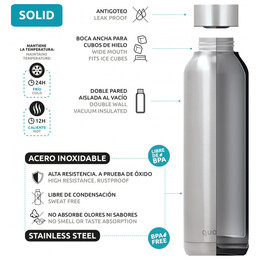 Quokka Thermos Bottle Solid Bright Blue Powder 630ml 11861