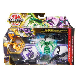 Spin Master Bakugan: Legends Collection Pack - Nova + Ultra + Geogan + Bakugan - Maxodon/hyenix/hanoj/nillious Ultra (20140073)
