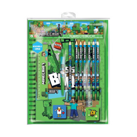 Pyramid: Minecraft - Characters a4 Bumper Stationery set (Sr74692)