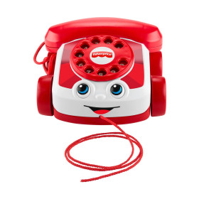 Fisher-Price®: red Chatter Telephone - 80 Year's Annniversary Mattel (6 Months+) (Jgg97)
