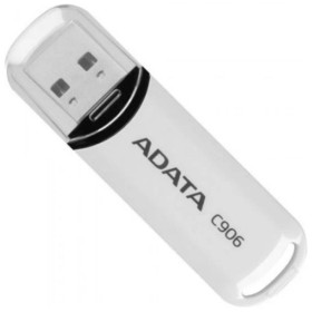 Adata 32gb C906 usb Flash Drive usb Type-a 2.0 White (Ac906-32g-Rwh) (Adaac906-32g-Rwh)