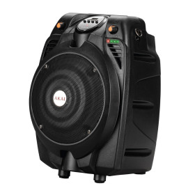 Akai Σύστημα Karaoke με Ασύρματo Μικρόφωνo Ss022a-x6 σε Μαύρο Χρώμα