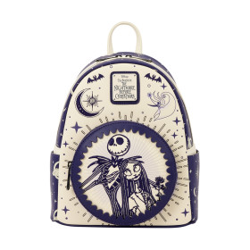 Loungefly Disney: the Nightmare Before Christmas - Jack Skellington & Sally Night sky Mini Backpack (Wdbk4489)