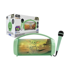 Lexibook: Iparty - Star Wars the Mandalorian Wireless Speaker With Microphone (25.btp585swz)