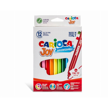 Μαρκαδόροι Carioca Joy 12 τμχ